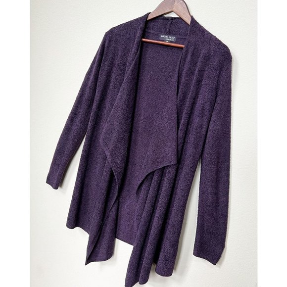 Barefoot Dreams Bamboo Cozy Chic Lite Calypso Wrap Cardigan Purple Size S/M $110 - Picture 11 of 15
